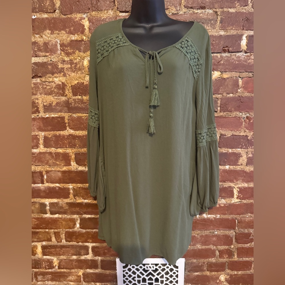 Mi Ami Olive Green Women's Dress Size Small